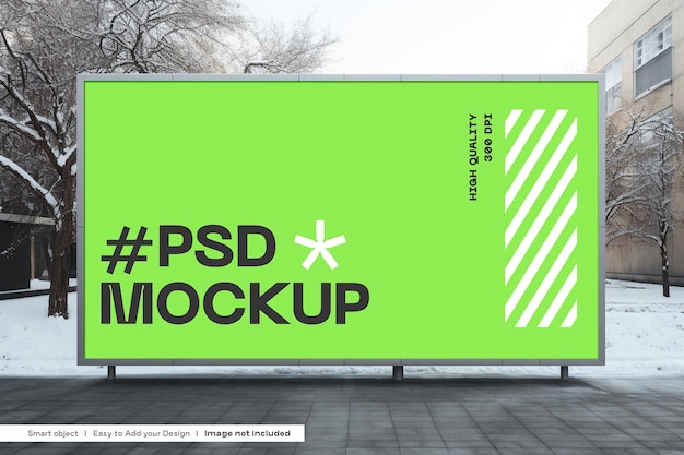 Mockup für Außenplakate