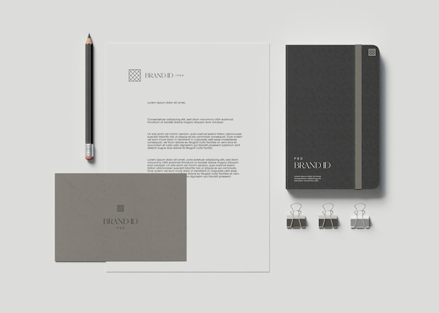 Mockup für Büroartikel
