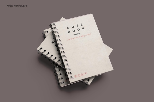 Mockup für das Notizbuch