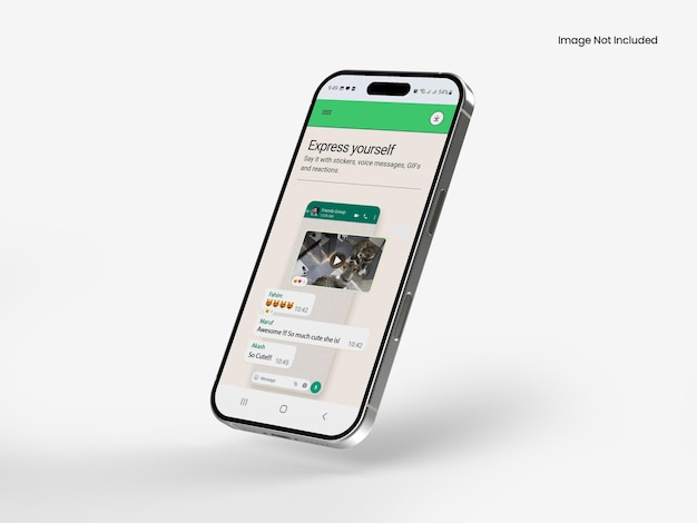 Mockup für das Smartphone 16 Pro