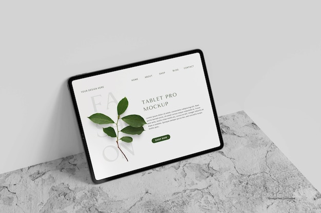 Mockup für das Tablet Pro