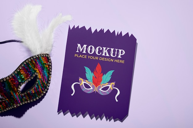 Mockup für ein brasilianisches Karnevalsplakat