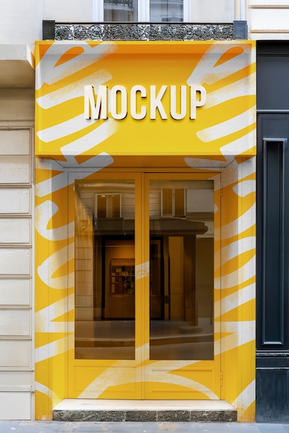 Mockup für ein Firmenlogo-Effekt