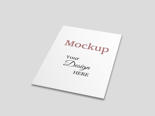Mockup für ein Flyer-Poster