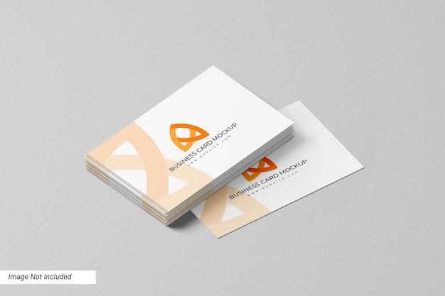 Mockup für eine minimalistische Visitenkarte