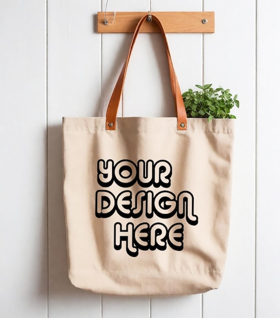 PSD mockup für eine tasche