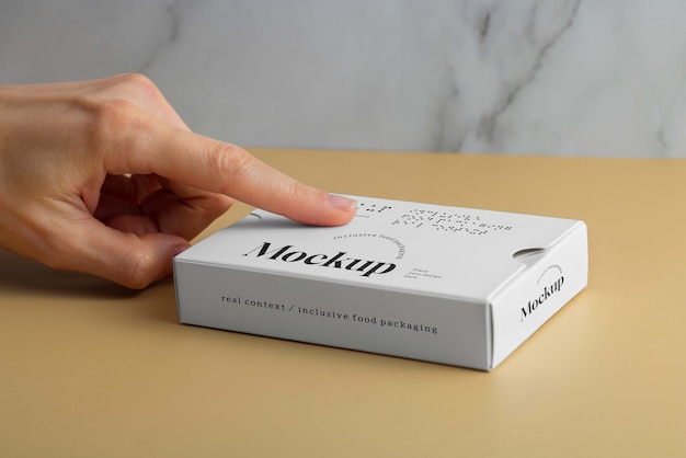 Mockup für eine umfassende Lebensmittelverpackung