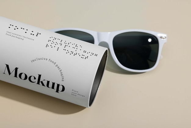 Mockup für eine umfassende Lebensmittelverpackung