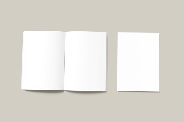 Mockup für eine Zeitschriftenbroschüre