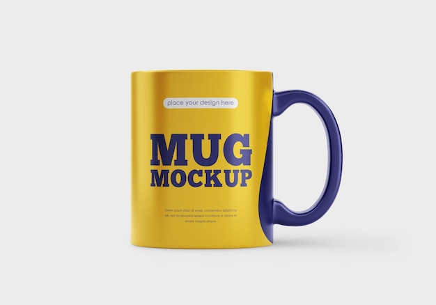 Mockup für einen matten Becher