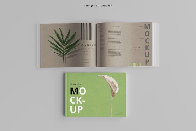 Mockup für Landschaftsmagazine