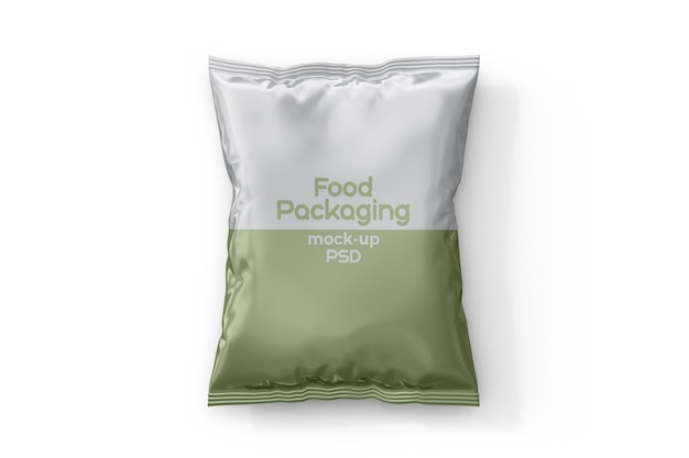 Mockup für lebensmittelverpackungen