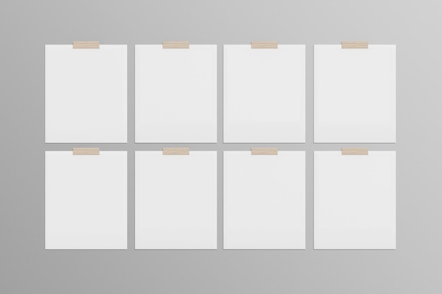 Mockup für leere Blätter