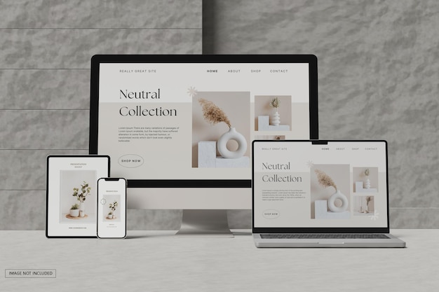 Mockup für mehrere Geräte