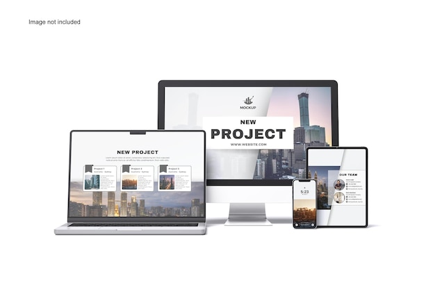 Mockup für mehrere Geräte