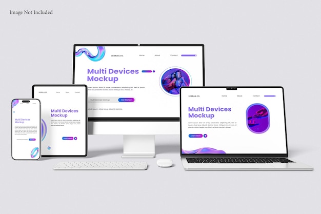 Mockup für mehrere Geräte