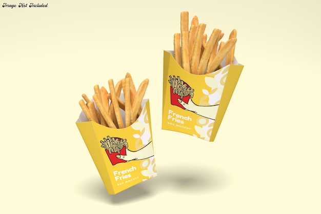 Mockup für Pommes Frites