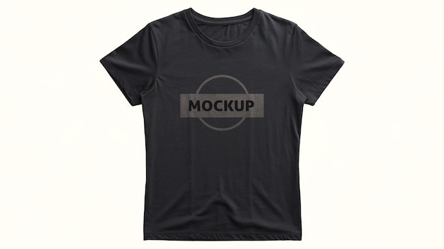 Mockup für schwarzes T-Shirt
