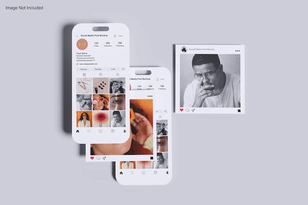 Mockup für Social-Media-Posts