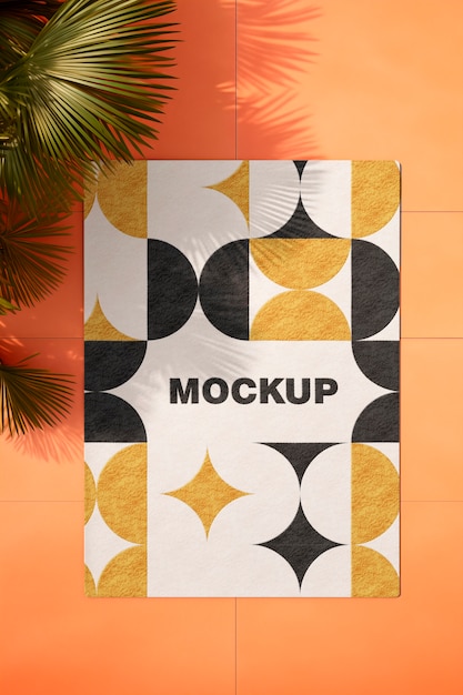 PSD mockup für teppichtufting