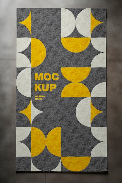 Mockup für teppichtufting