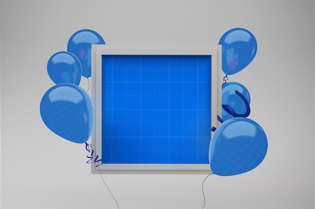 Mockup de los globos