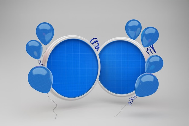 Mockup de los globos