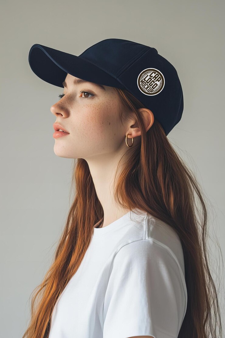PSD mockup de la gorra de béisbol premium
