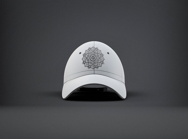 Mockup de gorra de béisbol