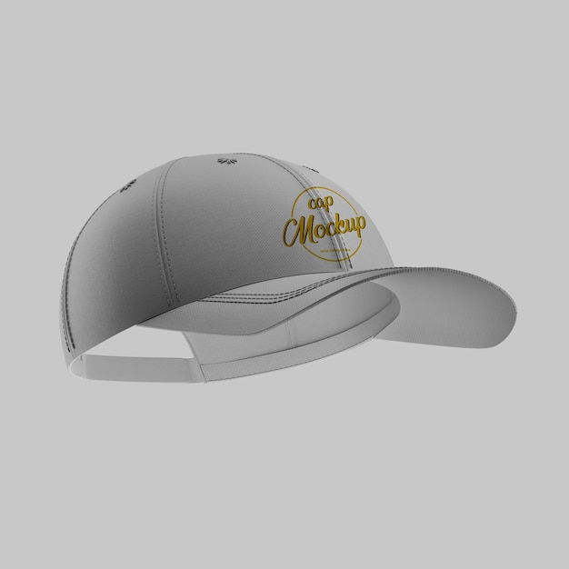 Mockup de gorra de béisbol