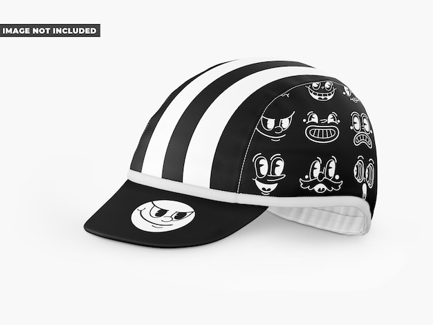 Mockup de la gorra de ciclismo