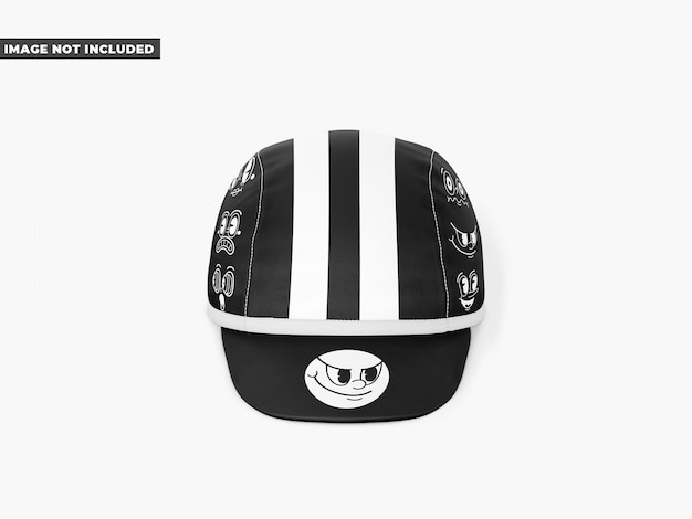 Mockup de la gorra de ciclismo