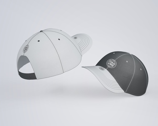 Mockup de gorra para merchandising
