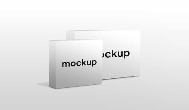 Mockup gratuito de la caja PSD