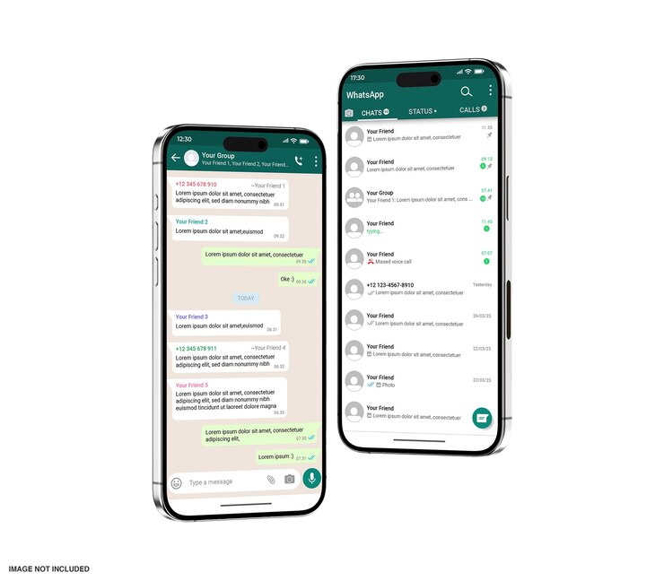 PSD mockup de la interfaz de usuario de las pantallas