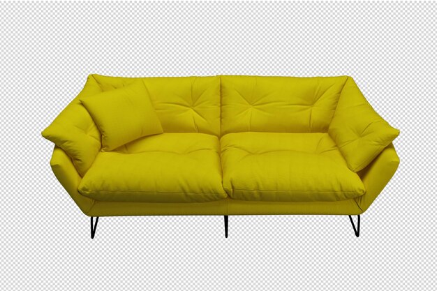 Mockup interni rendering 3d isolato