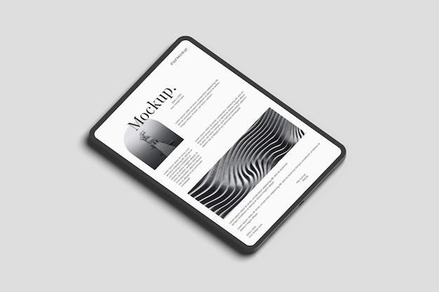 PSD mockup para el ipad