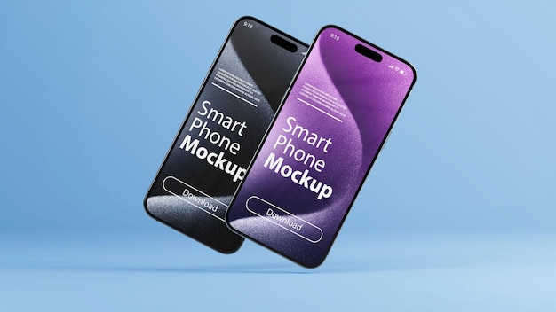 PSD mockup para el iphone 15 pro max