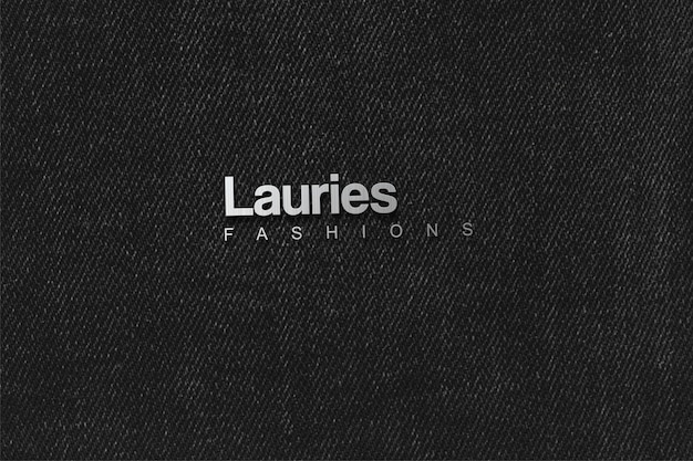 Mockup de jean avec logo