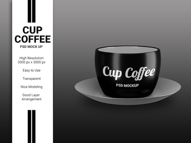 Mockup kaffee keramik