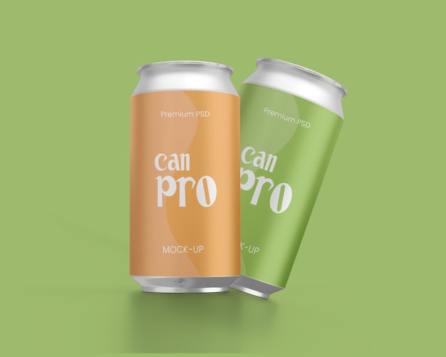 Mockup de la lata Pro