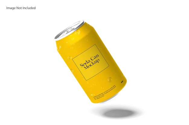 Mockup de lata de refresco