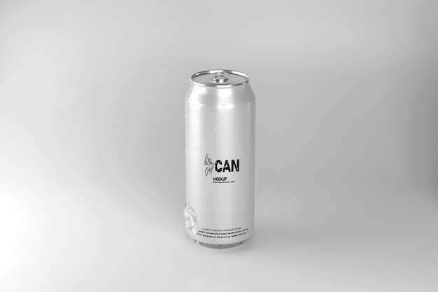 Mockup de lata de refresco