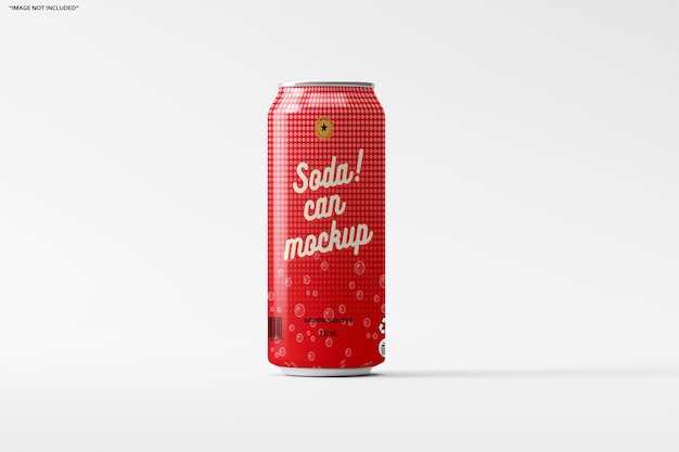 Mockup de lata de refresco