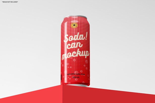 Mockup de lata de refresco
