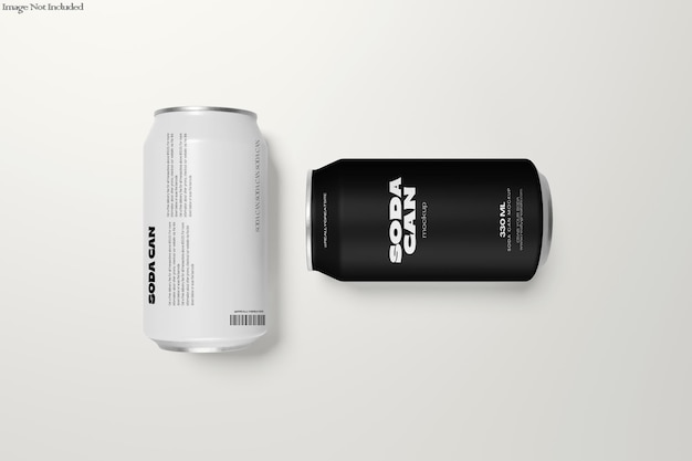 Mockup de lata de refresco