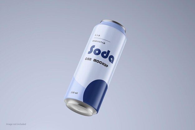 Mockup de lata de refresco