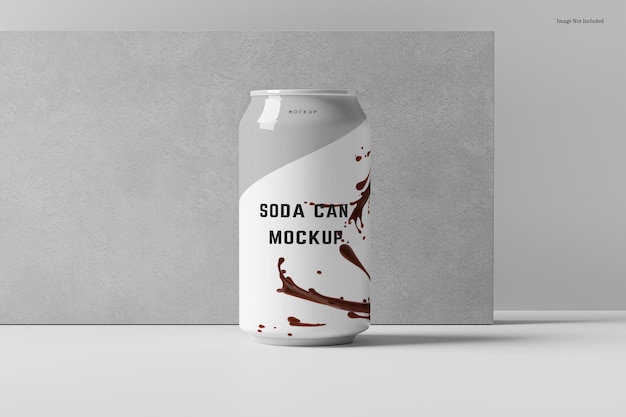 Mockup de lata de refresco