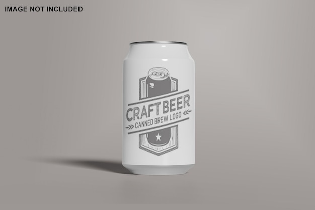 Mockup de lata de refresco