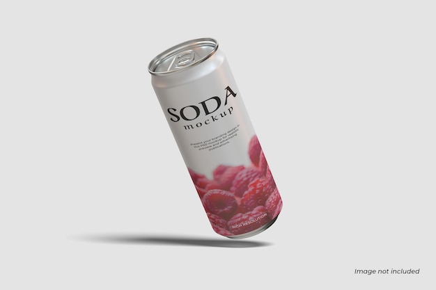 Mockup de lata de refresco